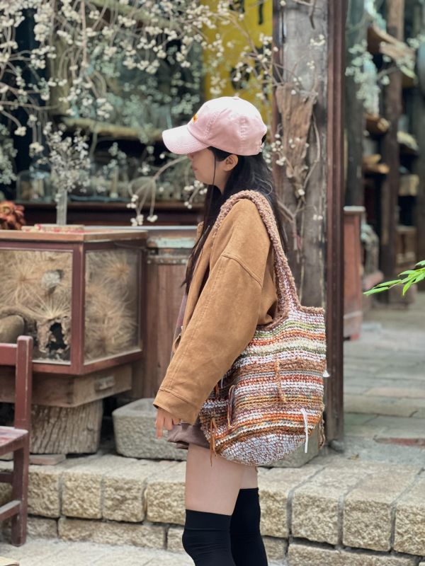 現貨 流浪大泡泡肩背包 蒔橙 