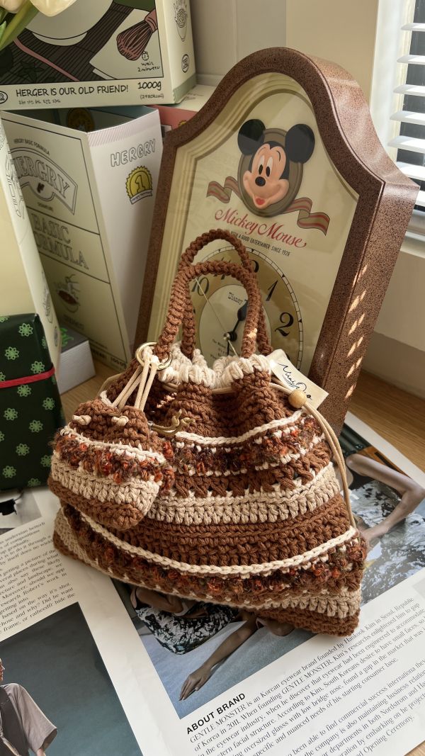 現貨 薑餅人小手提 附吊飾小包 