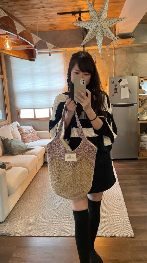 現貨 超人氣麻線大氣球包 三色 