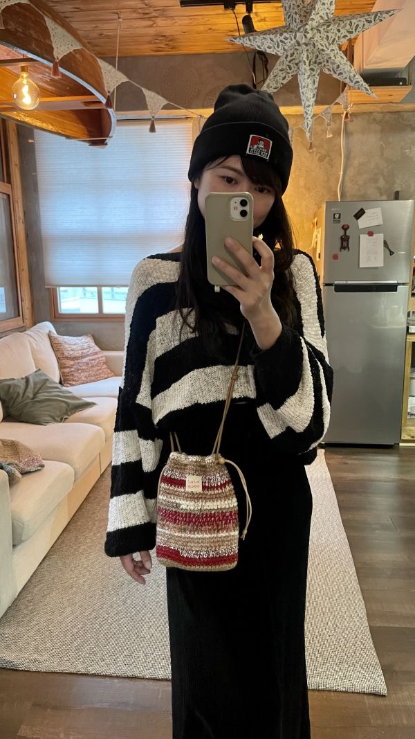 現貨 流浪束口手機包 兩色 