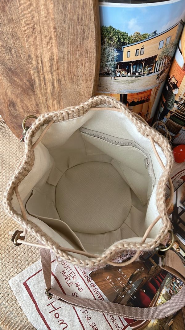 現貨 慵懶感流浪束口包 粉色系 