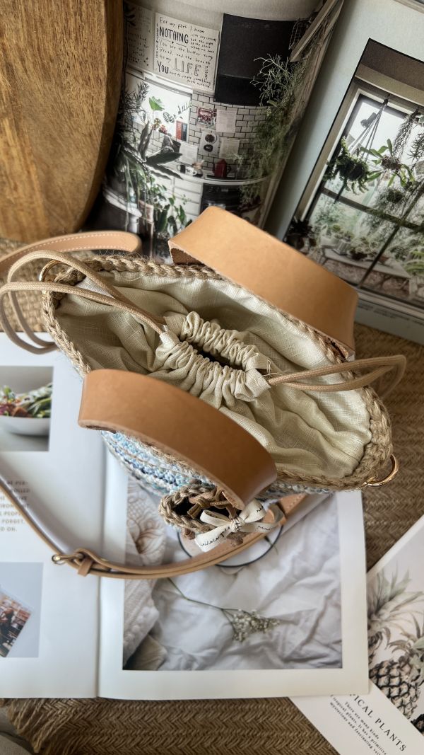 現貨 迷你流浪包加高款 冰川灰藍 