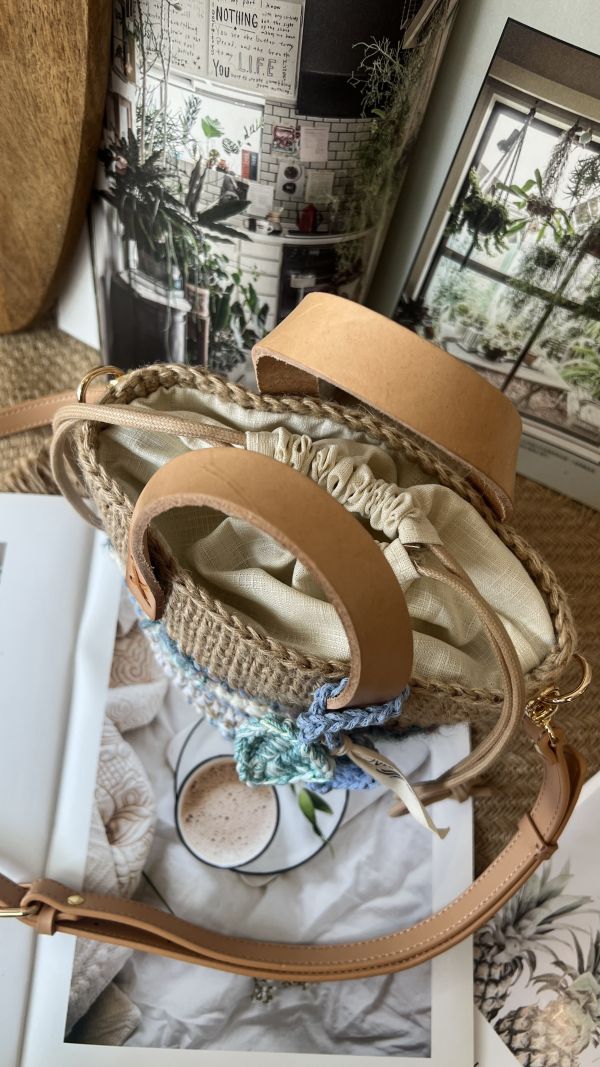 現貨 海浪流浪包 聖托里尼海風 