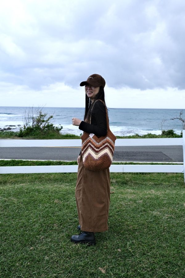 現貨 加大款氣球包 大地焦糖 