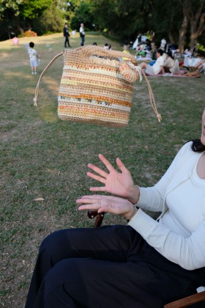 現貨 流浪便當袋 柳橙氣泡 