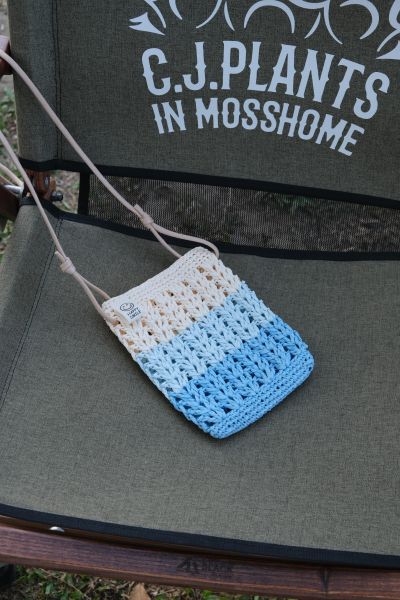 現貨 撞色紙線手機包 四色 