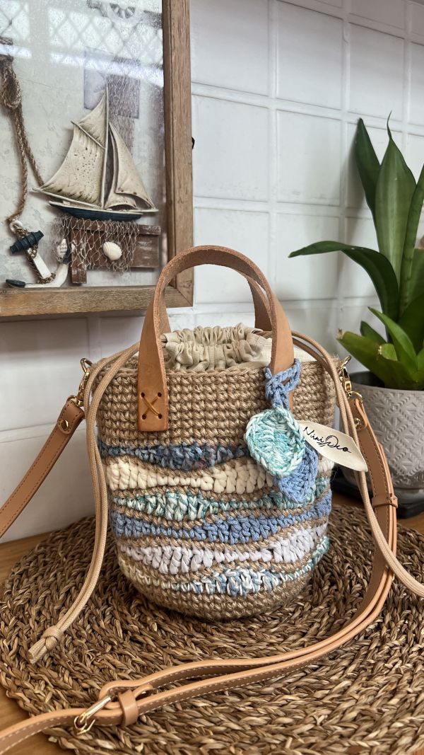 現貨 海浪流浪包 聖托里尼海風 