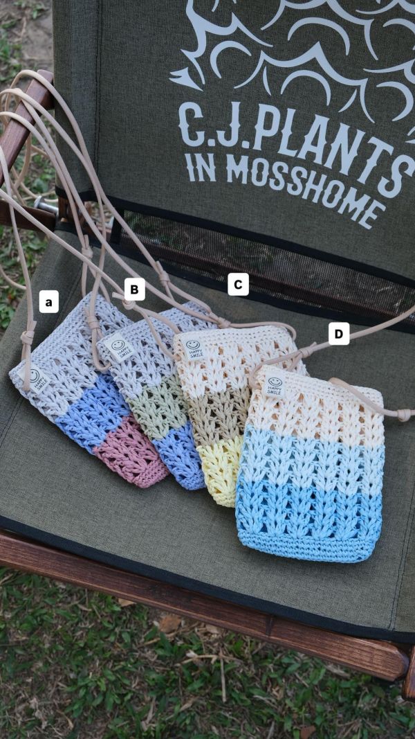 現貨 撞色紙線手機包 四色 