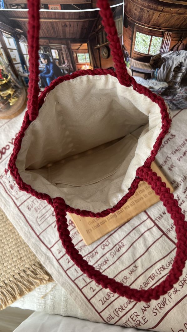 現貨 書香格子小手提 