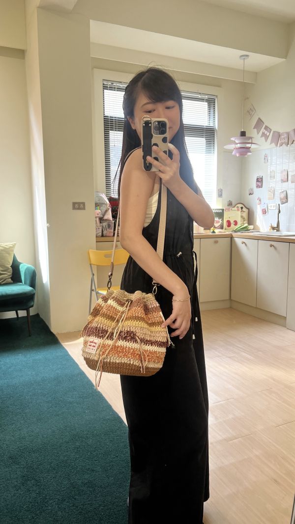 現貨 慵懶敢流浪束口包 