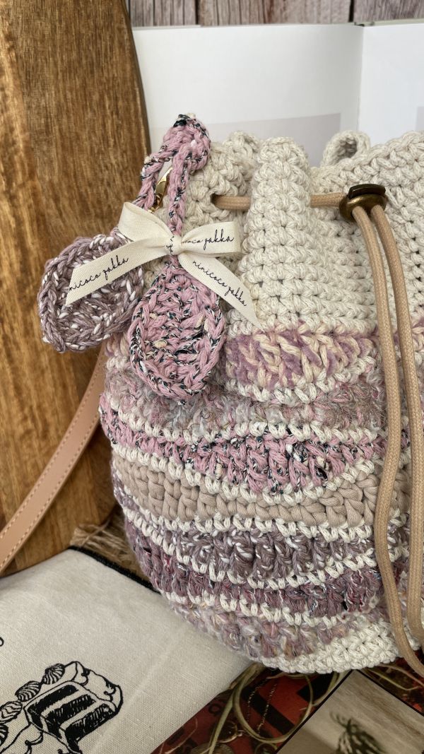 現貨 秋浪束口包 柔粉色系 