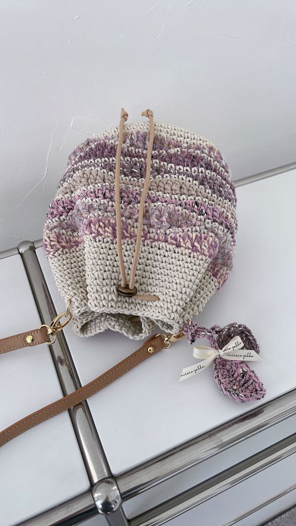 現貨 秋浪束口包 柔粉色系 