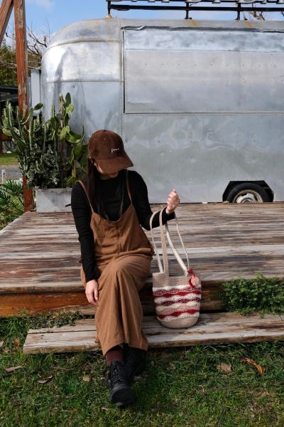 現貨 加大版秋浪包 漿果紅 