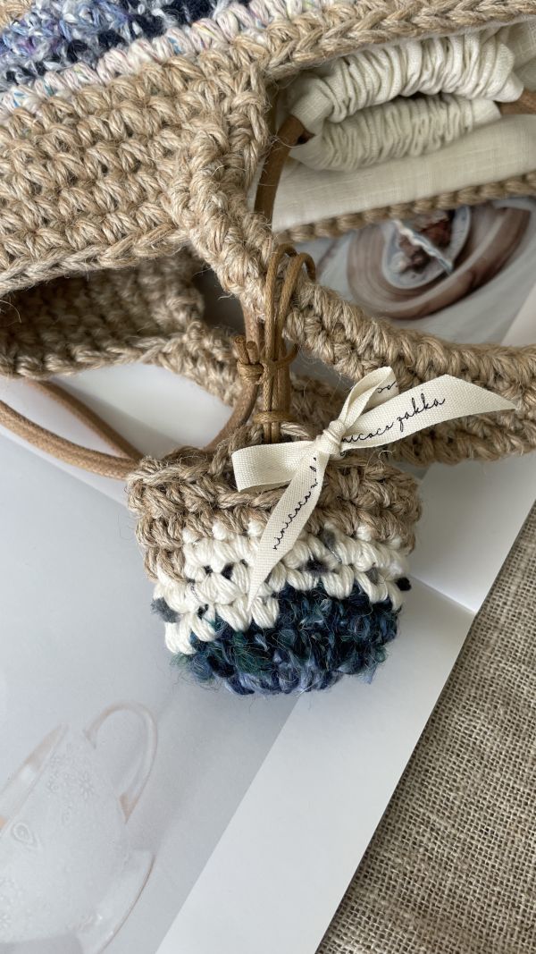 現貨 加大手提流浪包 藍灰色系 