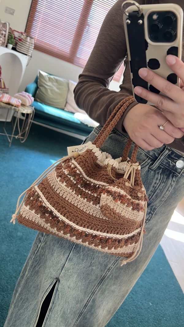 現貨 薑餅人小手提 附吊飾小包 