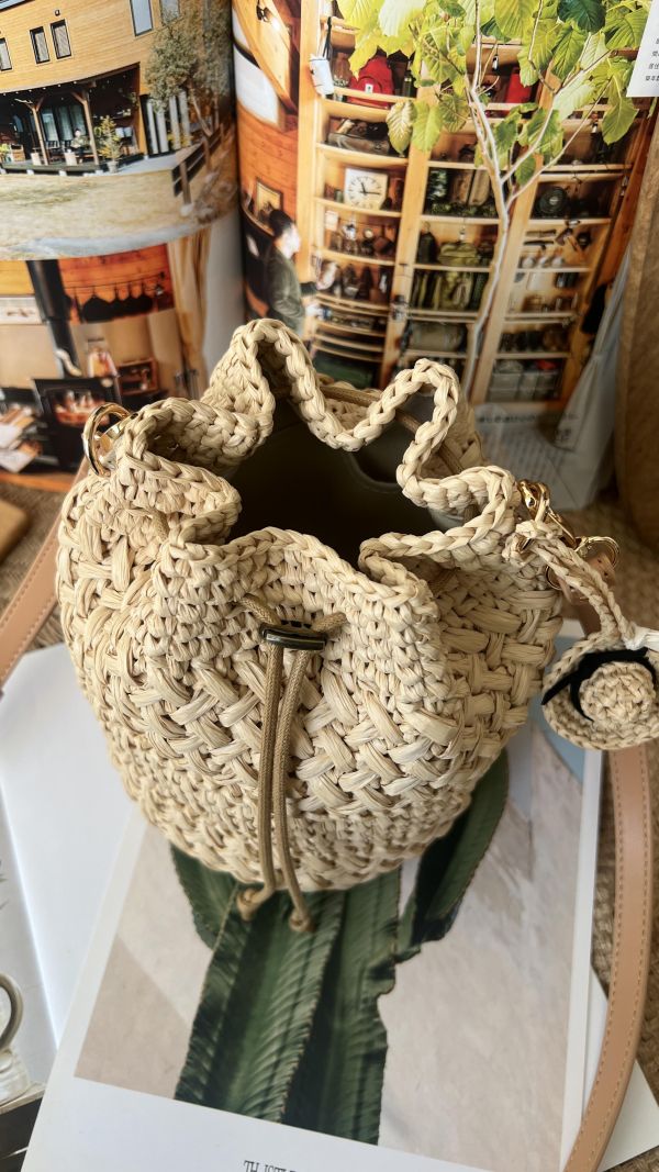 現貨 厚實感紙線編織包 