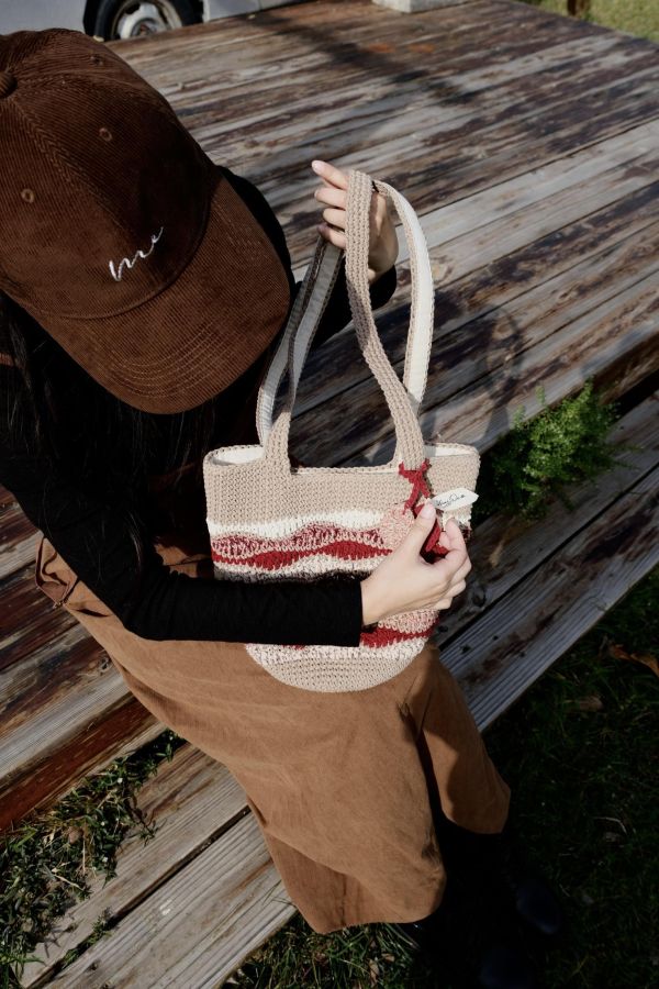 現貨 加大版秋浪包 漿果紅 