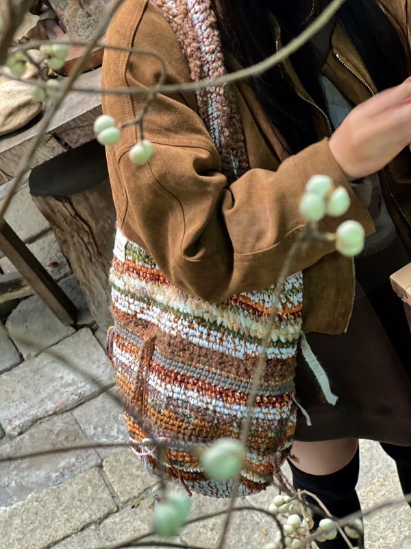 現貨 流浪大泡泡肩背包 蒔橙 