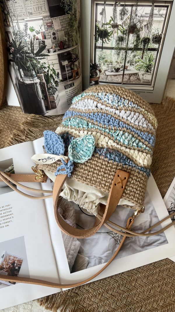 現貨 海浪流浪包 聖托里尼海風 