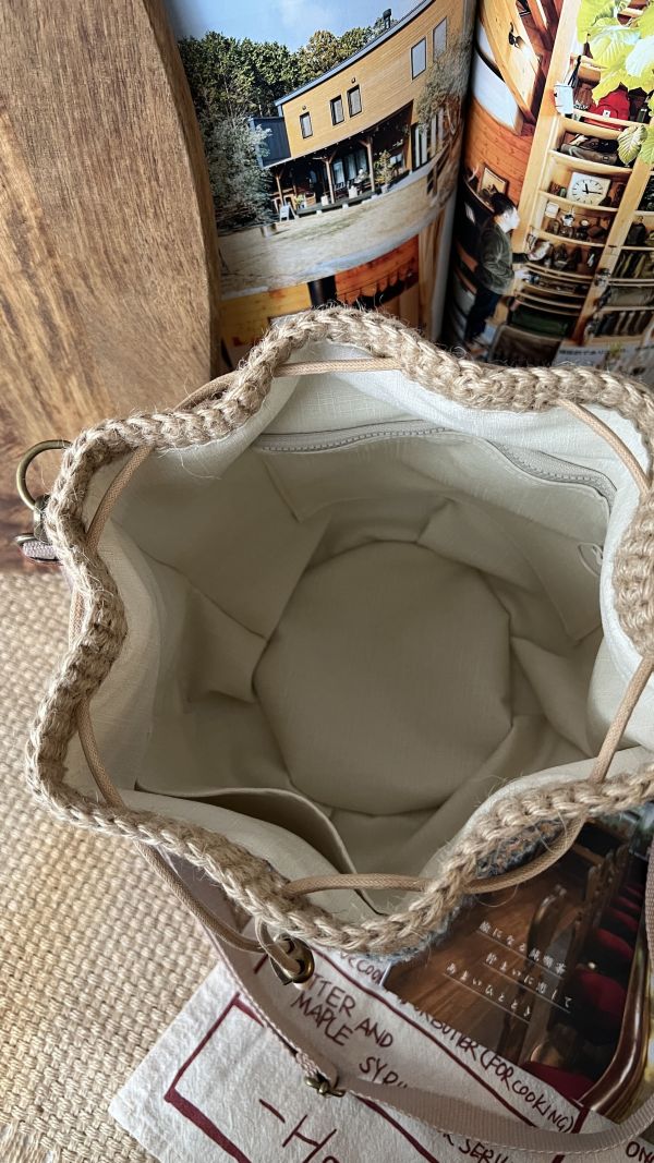 現貨 慵懶感流浪束口包 藍綠色系 