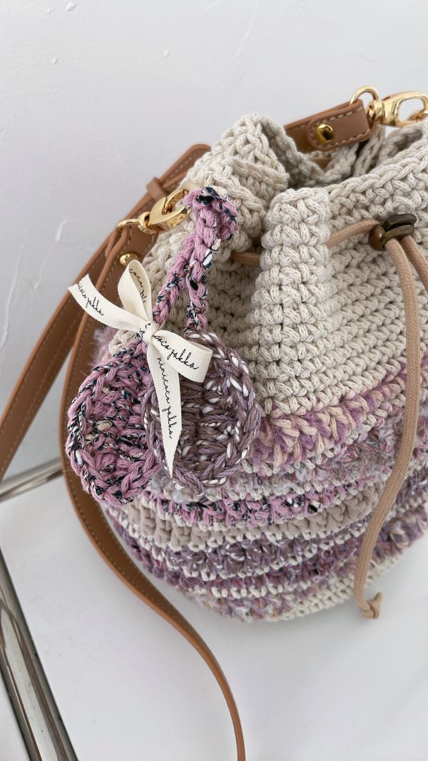 現貨 秋浪束口包 柔粉色系 