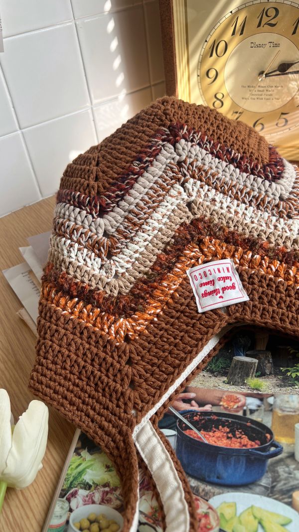 現貨 秋收大地色系氣球肩背包 