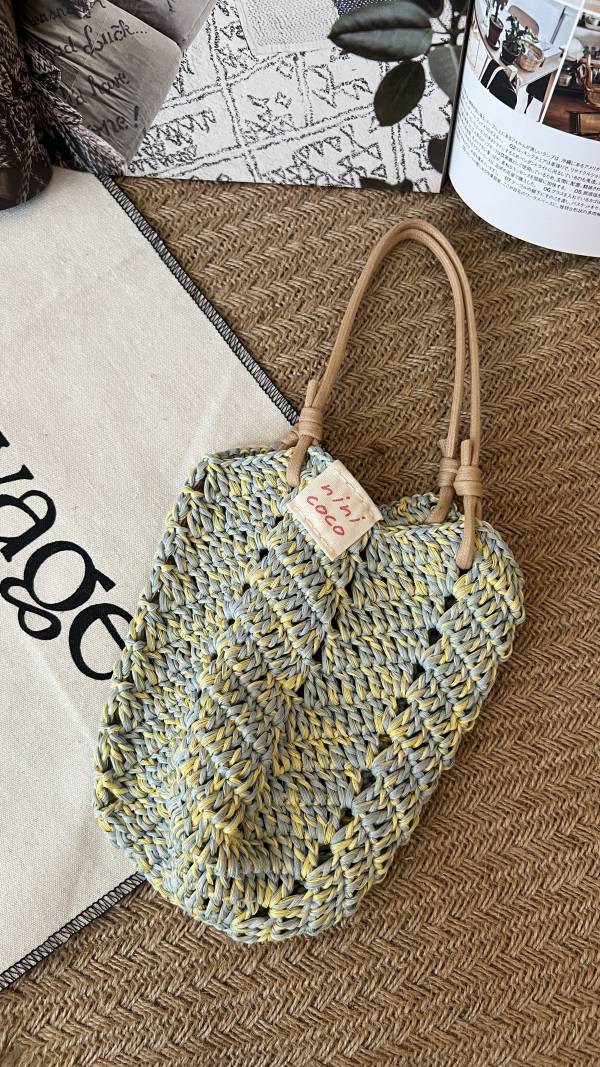 現貨 撞色飲料袋 小手提 