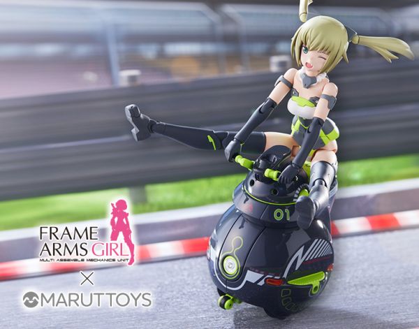 Frame Arms Girl Innocentia [Racer] & NOSERU [Racing Spec Ver.] Frame Arms Girl,
骨裝機娘