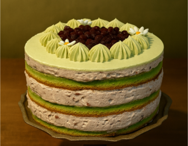 十吋匠心抹茶紅豆裸蛋糕 抹茶紅豆蛋糕、抹茶紅豆切片蛋糕、日式抹茶蛋糕、紅豆甜點、抹茶甜點、下午茶蛋糕、咖啡廳蛋糕推薦