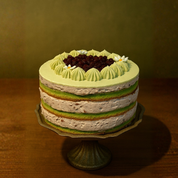 匠心抹茶紅豆蛋糕 抹茶紅豆蛋糕、抹茶紅豆切片蛋糕、日式抹茶蛋糕、紅豆甜點、抹茶甜點、下午茶蛋糕、咖啡廳蛋糕推薦