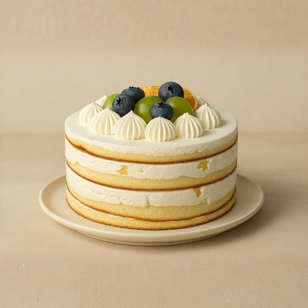 水果鮮奶油蛋糕(門市限定) 水果鮮奶油蛋糕, 慶生蛋糕, 季節水果, 新鮮水果, 綿密香草戚風蛋糕, 法國鮮奶油, Q彈布丁