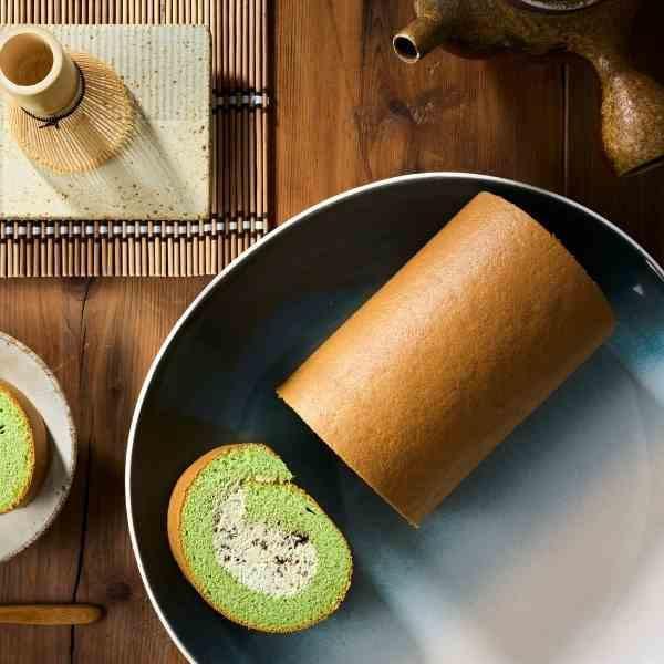抹茶甘納許生乳捲【已含宅配運費】 抹茶甘納許生乳捲, 抹茶, 日本靜岡抹茶, 法國鮮奶油, 100%巧克力脆片, 彌月禮盒
