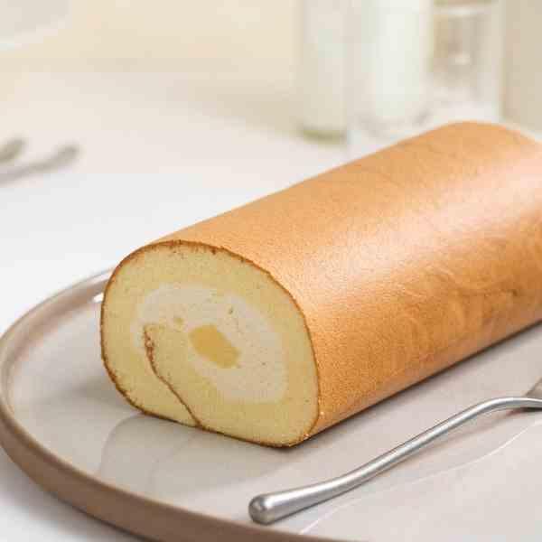 卡士達布丁生乳捲【已含宅配運費】 卡士達布丁,生乳捲,布丁捲,小朋友最愛,濃郁牛奶卡士達,Q彈布丁,減糖蛋糕體,法國鮮奶油,甜點