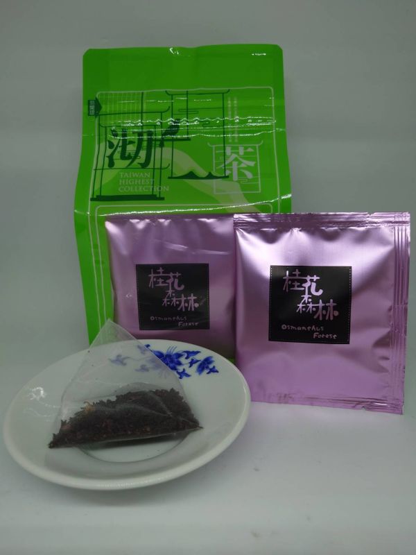 玫瑰小葉紅茶包（粉紅色袋） 玫瑰小葉紅茶包、玫瑰、小葉紅、紅茶、條狀、花香、甜香、茶香、桂花森林