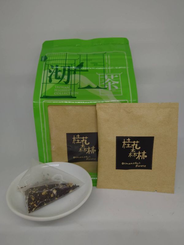 薑紅茶茶包(咖啡色袋) 薑紅茶、薑、紅茶、茶包、茶、茶葉、茶香、花香、香氣、三角茶包、桂花森林