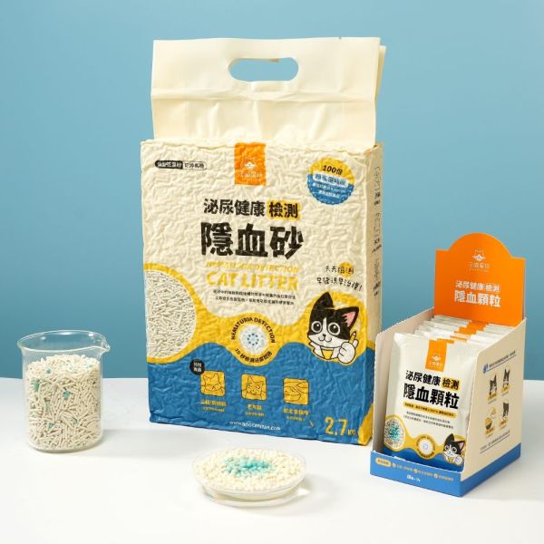 私訊LINE領促銷價｜汪喵星球 泌尿健康檢測隱血砂 7L*6包/箱 