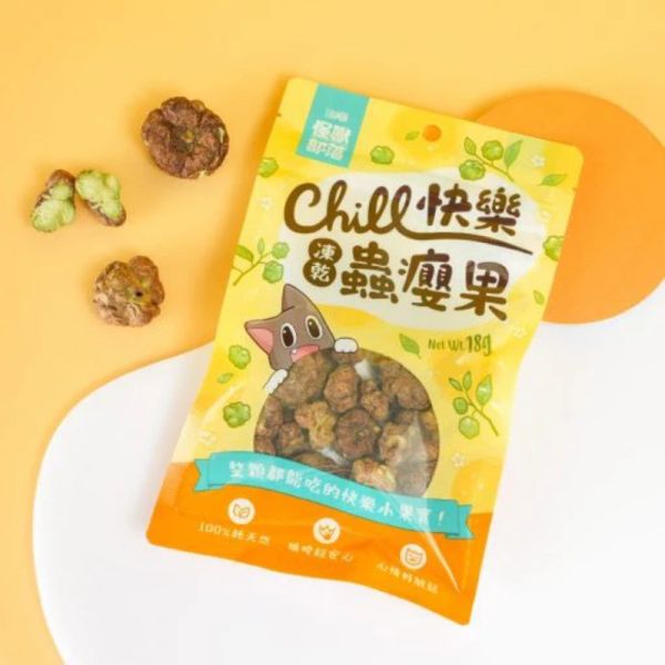 怪獸部落 快樂凍乾蟲癭果 18g 