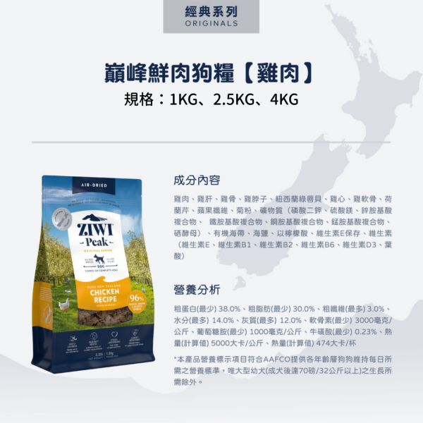 私訊LINE領促銷價｜經典肉乾~巔峰 Ziwi Peak 鮮肉狗糧 100g 1kg 2.5kg 4kg 