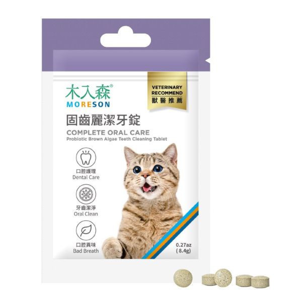 私訊LINE領促銷價｜木入森 貓咪固齒麗潔牙錠 30顆 