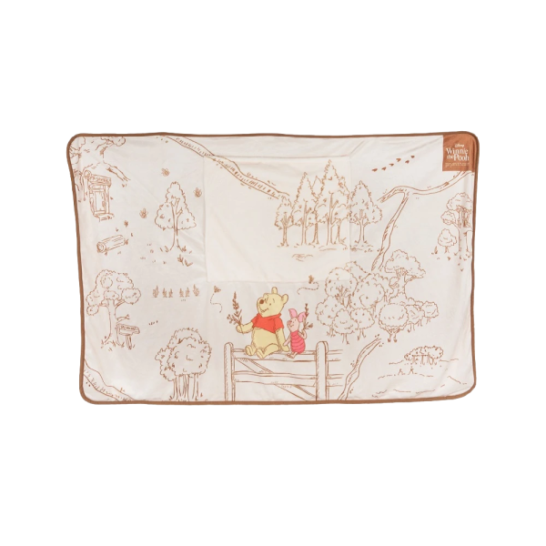 HeroMama 小熊維尼系列犬貓用品(餐碗禮盒/彈力球/貓抓屋/抱抱毯/貓隧道) 