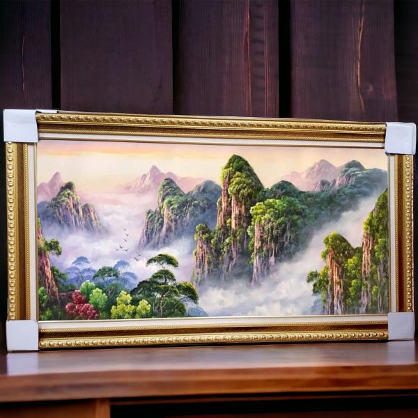 手繪油畫靠山貴人相助聚財鎮宅風水師推薦沙發牆辦公室掛畫 手繪油畫靠山貴人相助聚財鎮宅風水師推薦辦公室公司掛畫