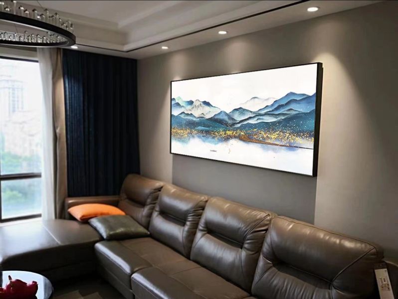 手繪油畫金箔現代山水風水師推薦財位掛畫裝飾畫藝術掛畫買畫首選 手繪油畫金箔現代山水風水師推薦財位掛畫裝飾畫藝術掛畫買畫首選