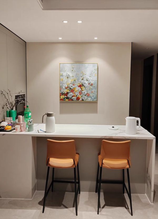 手繪油畫立體厚油典雅花卉藝術掛畫客廳玄關送禮自用 手繪油畫立體厚油典雅花卉藝術掛畫客廳玄關送禮自用