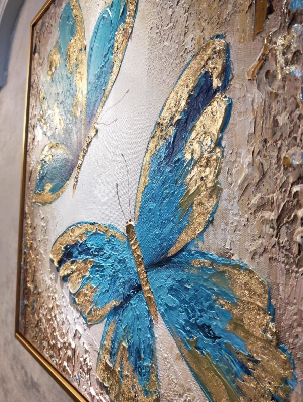 手繪油畫厚油立體優美蝴蝶客廳玄關裝飾畫掛畫無框畫 手繪油畫厚油立體優美蝴蝶客廳玄關裝飾畫掛畫無框畫