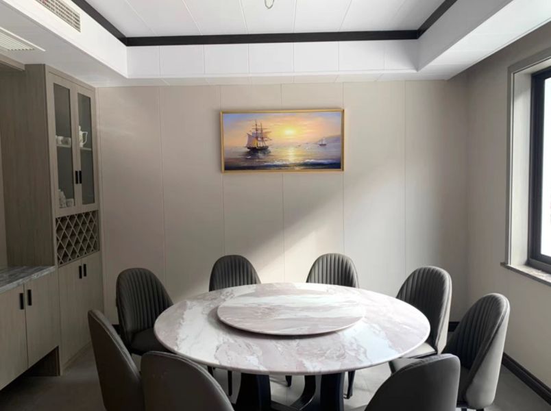 手繪油畫滿載而歸大船入港海上風景裝飾畫設計師推薦買畫首選 手繪油畫滿載而歸大船入港海上風景裝飾畫設計師推薦買畫首選