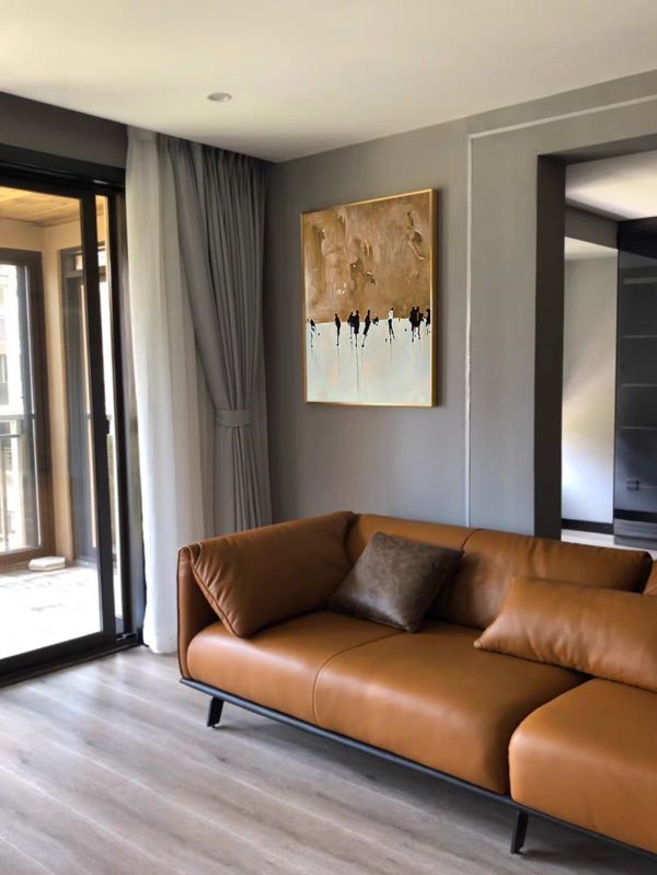 手繪油畫美式大地人物簡約裝飾畫送禮自用客廳沙發牆掛畫 手繪油畫美式大地人物簡約裝飾畫送禮自用客廳沙發牆掛畫