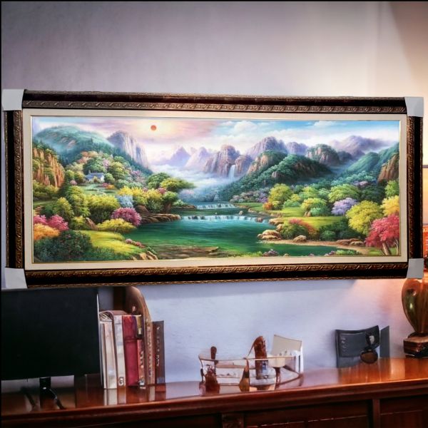 手繪油畫高訂款歐式山水風景裝飾畫藝術掛畫送禮自用買畫首選 手繪油畫高訂款歐式山水風景裝飾畫藝術掛畫送禮自用買畫首選