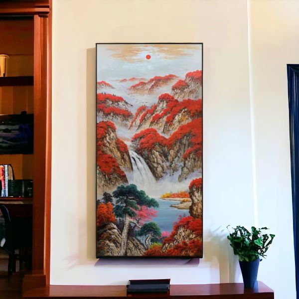 手繪油畫鴻運當頭招財聚寶盆山水畫裝飾畫風水師推薦財位必備山水畫四十年實體老店經營購買有保障最安心 手繪油畫鴻運當頭招財聚寶盆山水畫裝飾畫風水師推薦財位必備山水畫四十年實體老店經營購買有保障最安心