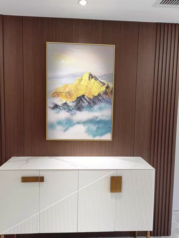 手繪油畫現代金山靠山貴人相助吉祥寓意新居開業送禮自用買畫首選 手繪油畫現代金山靠山貴人相助吉祥寓意新居開業送禮自用買畫首選