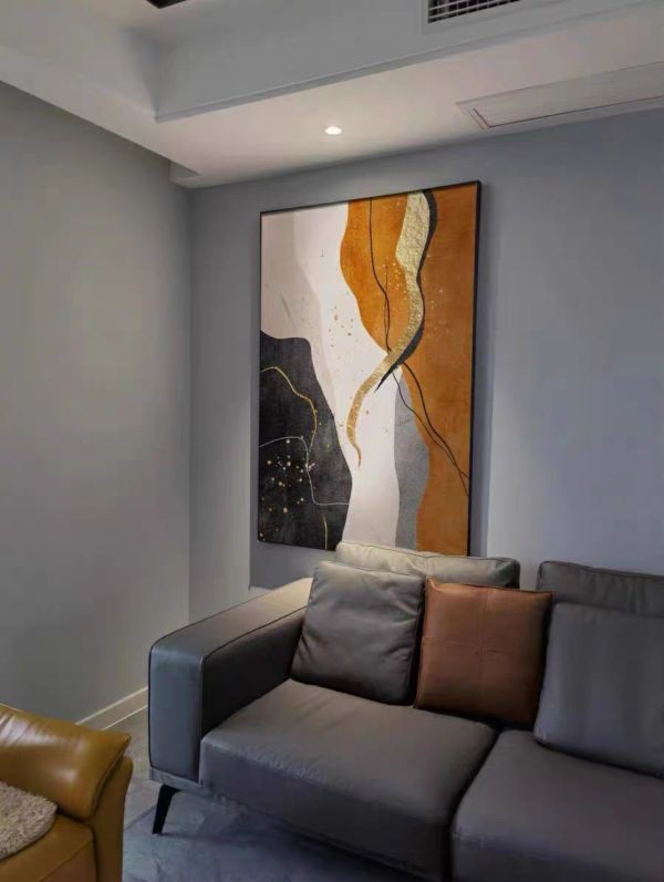 手繪油畫現代抽象清水模沙發牆裝飾畫落地畫送禮自用 手繪油畫現代抽象清水模沙發牆裝飾畫落地畫送禮自用